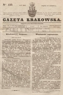 Gazeta Krakowska. 1846, nr 125