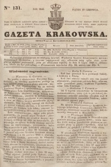 Gazeta Krakowska. 1846, nr 131