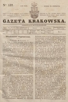 Gazeta Krakowska. 1846, nr 137