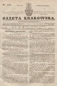 Gazeta Krakowska. 1846, nr 139