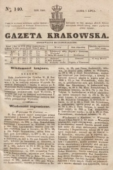 Gazeta Krakowska. 1846, nr 140
