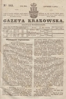 Gazeta Krakowska. 1846, nr 141
