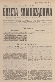 Gazeta Samorządowa : organ prasowy Powiatowego Związku Komunalnego Łowickiego. R.2, 1928, No 3