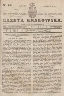 Gazeta Krakowska. 1846, nr 149