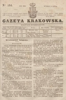 Gazeta Krakowska. 1846, nr 151