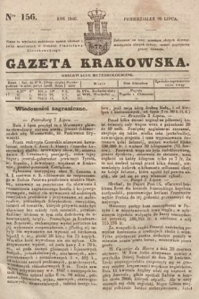 Gazeta Krakowska. 1846, nr 156