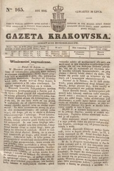 Gazeta Krakowska. 1846, nr 165