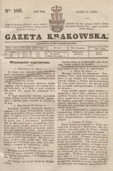 Gazeta Krakowska. 1846, nr 166