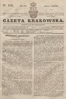 Gazeta Krakowska. 1846, nr 170