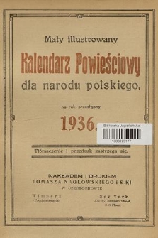 Mały IIlustrowany Kalendarz Powieściowy dla Narodu Polskiego na Rok Przestępny 1936