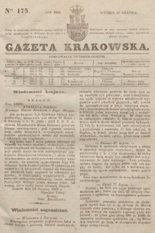 Gazeta Krakowska. 1846, nr 175