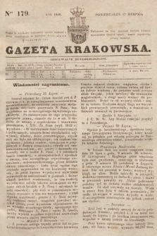 Gazeta Krakowska. 1846, nr 179