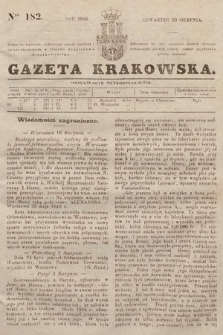 Gazeta Krakowska. 1846, nr 182