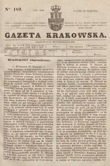 Gazeta Krakowska. 1846, nr 189