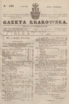 Gazeta Krakowska. 1846, nr 193