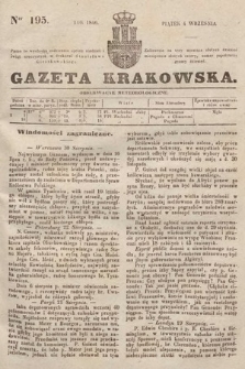 Gazeta Krakowska. 1846, nr 195