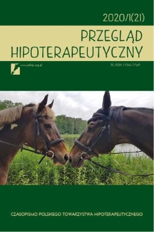 Przegląd Hipoterapeutyczny : czasopismo Polskiego Towarzystwa Hipoterapeutycznego. 2020, 1