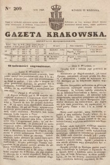 Gazeta Krakowska. 1846, nr 209