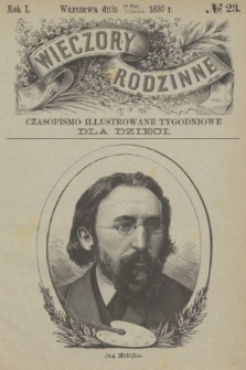 Wieczory Rodzinne : czasopismo ilustrowane tygodniowe dla dzieci. R. 1, 1880, no. 23