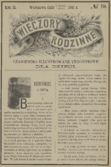 Wieczory Rodzinne : czasopismo ilustrowane tygodniowe dla dzieci. R. 2, 1881, no. 19