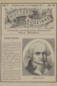 Wieczory Rodzinne : czasopismo ilustrowane tygodniowe dla dzieci. R. 2, 1881, no. 35