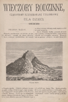 Wieczory Rodzinne : czasopismo ilustrowane tygodniowe dla dzieci. R. 4, 1883, no. 5