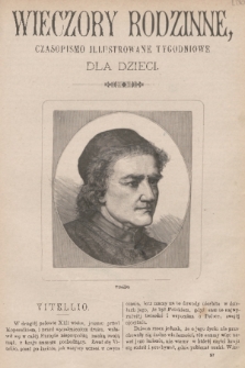 Wieczory Rodzinne : czasopismo ilustrowane tygodniowe dla dzieci. R. 4, 1883, no. 27