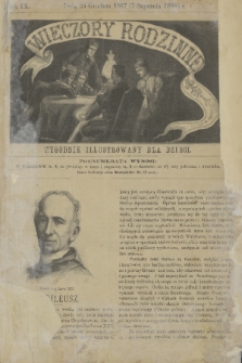 Wieczory Rodzinne : tygodnik illustrowany dla dzieci. R. 9, 1888, no. 1