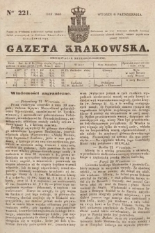 Gazeta Krakowska. 1846, nr 221