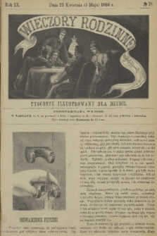 Wieczory Rodzinne : tygodnik illustrowany dla dzieci. R. 9, 1888, no. 18