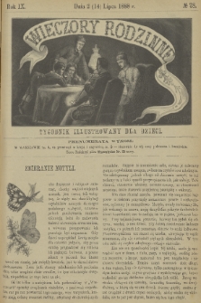 Wieczory Rodzinne : tygodnik illustrowany dla dzieci. R. 9, 1888, no. 28