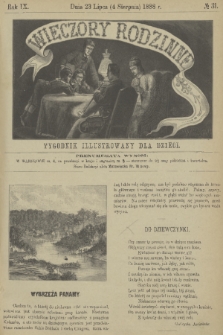 Wieczory Rodzinne : tygodnik illustrowany dla dzieci. R. 9, 1888, no. 31