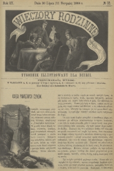 Wieczory Rodzinne : tygodnik illustrowany dla dzieci. R. 9, 1888, no. 32