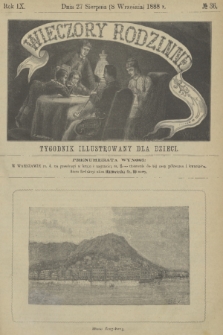 Wieczory Rodzinne : tygodnik illustrowany dla dzieci. R. 9, 1888, no. 36