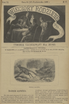 Wieczory Rodzinne : tygodnik illustrowany dla dzieci. R. 9, 1888, no. 43