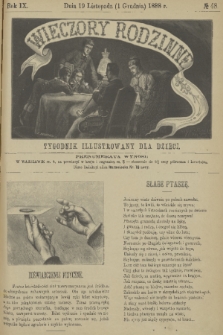 Wieczory Rodzinne : tygodnik illustrowany dla dzieci. R. 9, 1888, no. 48