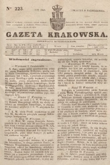 Gazeta Krakowska. 1846, nr 223