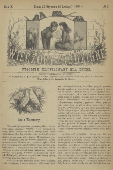 Wieczory Rodzinne : tygodnik illustrowany dla dzieci. R. 10, 1889, no. 5