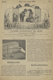 Wieczory Rodzinne : tygodnik illustrowany dla dzieci. R. 10, 1889, no. 7