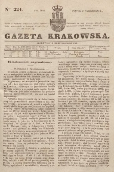 Gazeta Krakowska. 1846, nr 224