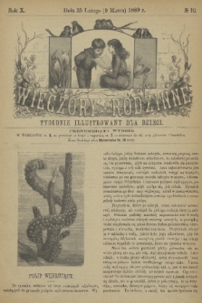 Wieczory Rodzinne : tygodnik illustrowany dla dzieci. R. 10, 1889, no. 10