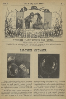 Wieczory Rodzinne : tygodnik illustrowany dla dzieci. R. 10, 1889, no. 11
