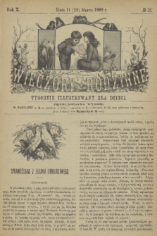 Wieczory Rodzinne : tygodnik illustrowany dla dzieci. R. 10, 1889, no. 12