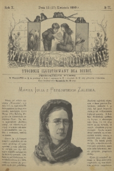 Wieczory Rodzinne : tygodnik illustrowany dla dzieci. R. 10, 1889, no. 17
