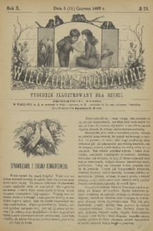 Wieczory Rodzinne : tygodnik illustrowany dla dzieci. R. 10, 1889, no. 24