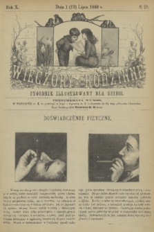 Wieczory Rodzinne : tygodnik illustrowany dla dzieci. R. 10, 1889, no. 28