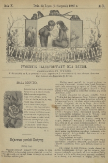 Wieczory Rodzinne : tygodnik illustrowany dla dzieci. R. 10, 1889, no. 31
