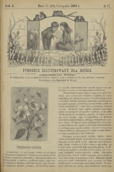 Wieczory Rodzinne : tygodnik illustrowany dla dzieci. R. 10, 1889, no. 47