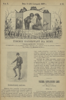 Wieczory Rodzinne : tygodnik illustrowany dla dzieci. R. 10, 1889, no. 48