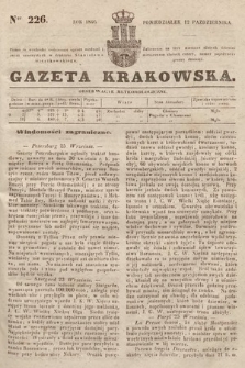 Gazeta Krakowska. 1846, nr 226